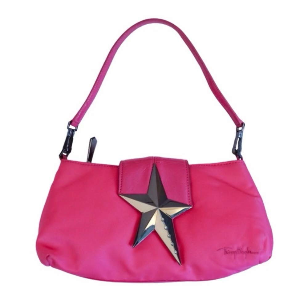 Thierry Mugler Hot pink Star Shoulder Bag